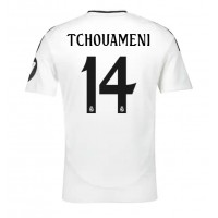 Dres Real Madrid Aurelien Tchouameni #14 Domaci 2024-25 Kratak Rukav